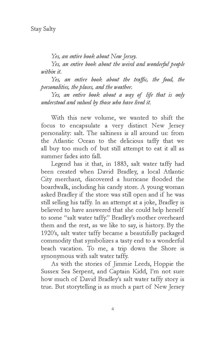 Stay Salty: Life in the Garden State