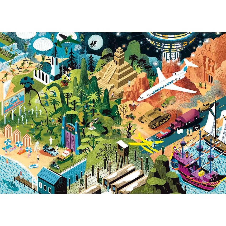 Steven Spielberg Films Movie Masters 1000 Piece Jigsaw Puzzle Heye