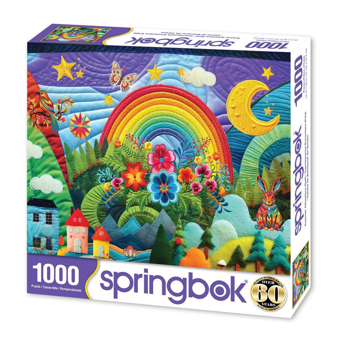 Summer Adventure Quilt 1000 Piece Jigsaw Puzzle Springbok