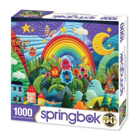 Summer Adventure Quilt 1000 Piece Jigsaw Puzzle Springbok