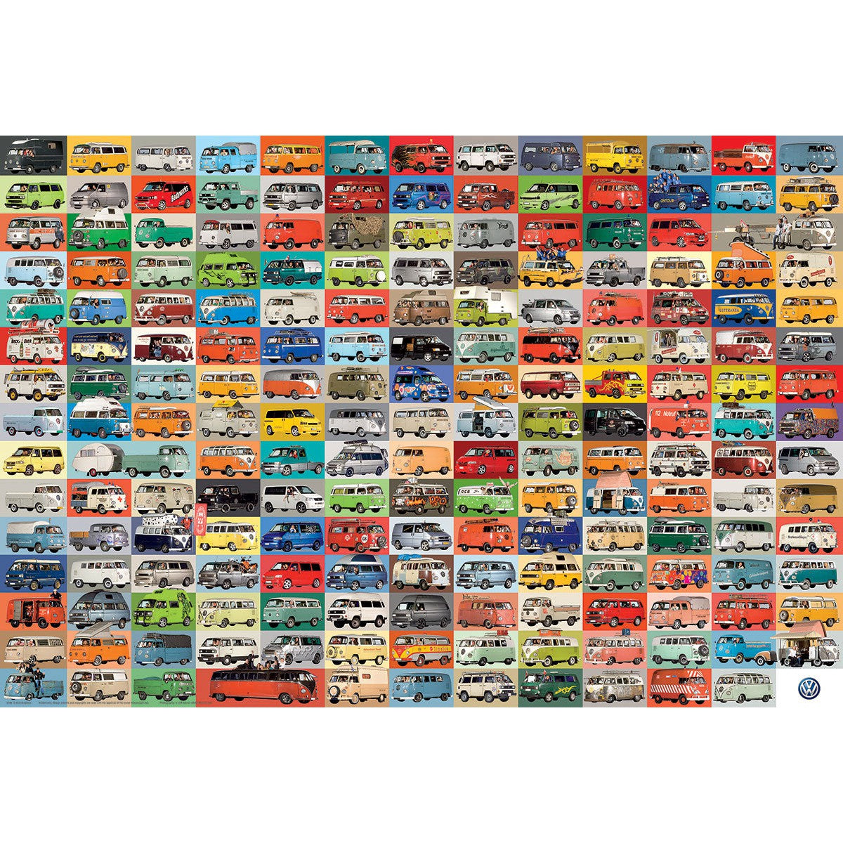 The VW Groovy Bus 2000 Piece Jigsaw Puzzle Eurographics