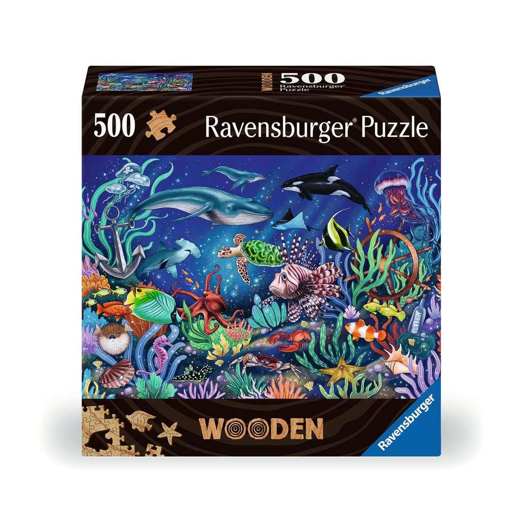 Under the Sea 500 Piece Wood Jigsaw Puzzle Ravensburger