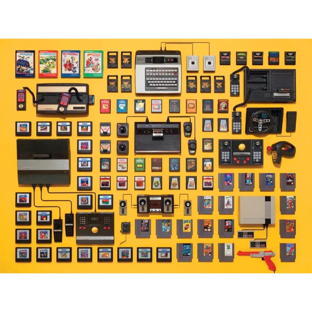 Video Games Collection 1000 Piece Jigsaw Puzzle NYPC