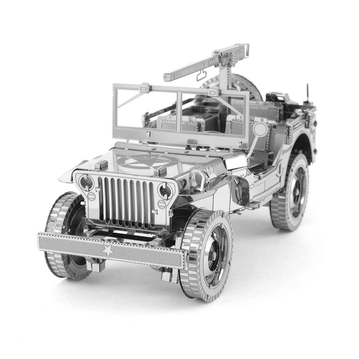 Willys MB Jeep Premium 3D Steel Model Kit Metal Earth