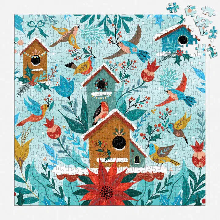 Winter Perch 500 Piece Jigsaw Puzzle Galison