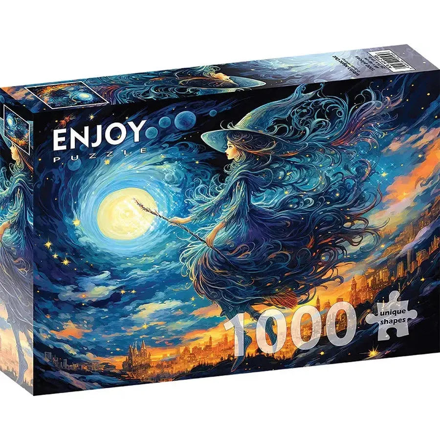Witch's Night Out 1000 Piece Jigsaw Puzzle Enjoy