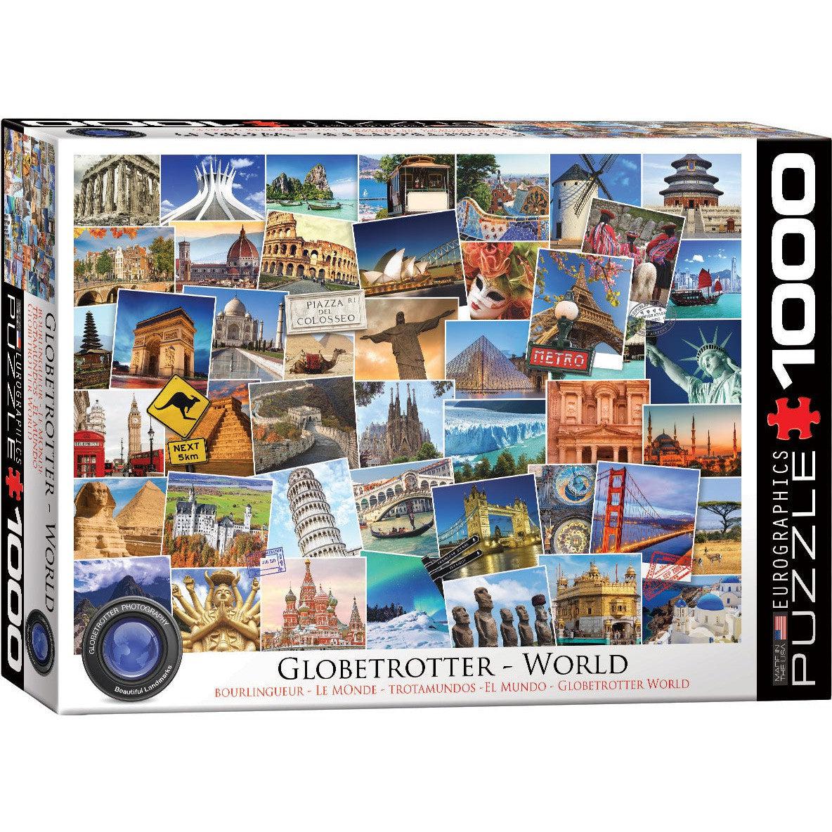 World Globetrotter 1000 Piece Jigsaw Puzzle Eurographics