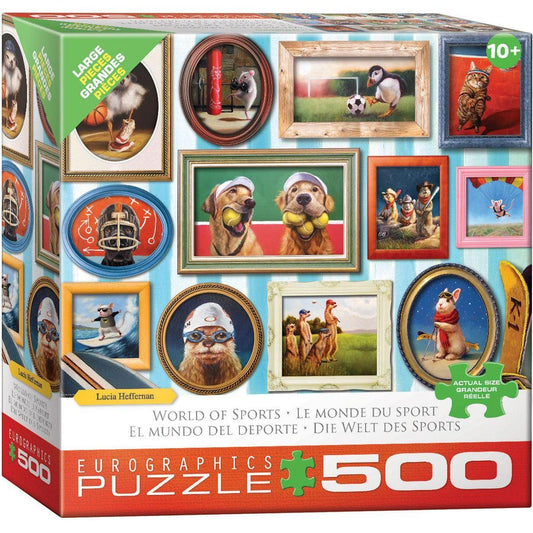 World of Sports 500 Piece Jigsaw Puzzle Eurographics