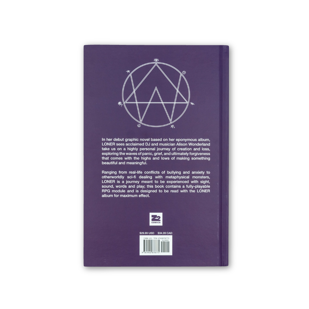 Alison Wonderland: SOLITARIO: Una novela gráfica y un juego de rol de Alison Wonderland - Tapa dura