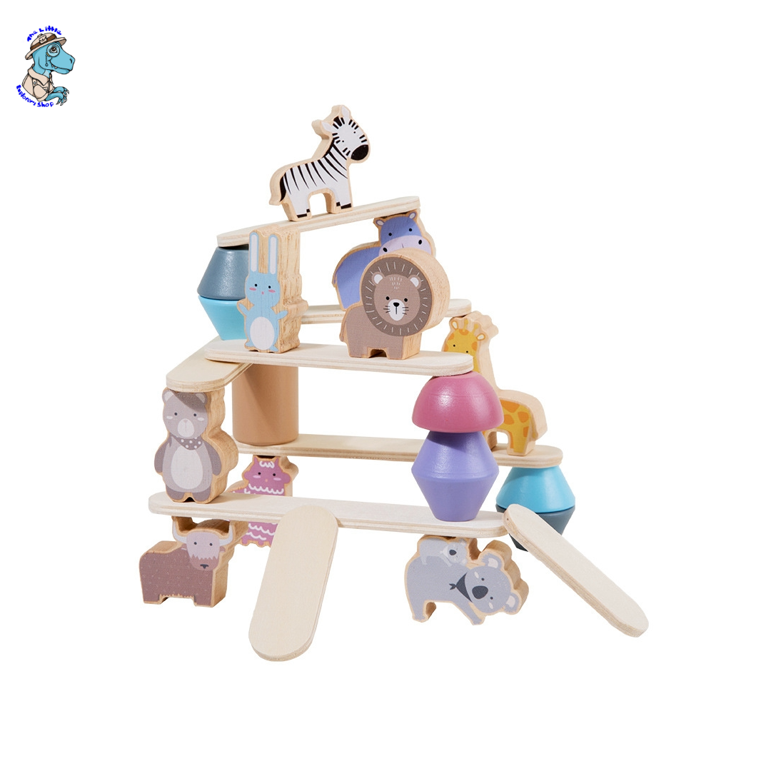 Wooden Stacking Balance Building Blocks