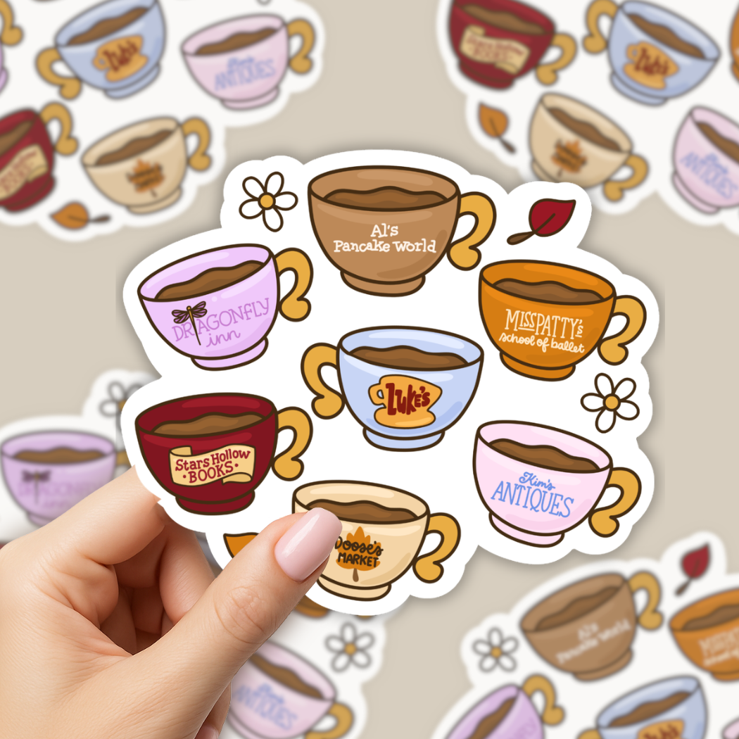 Stars Hollow Mugs - Gilmore Girls Sticker