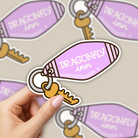 Dragonfly Inn Key - Gilmore Girls Sticker