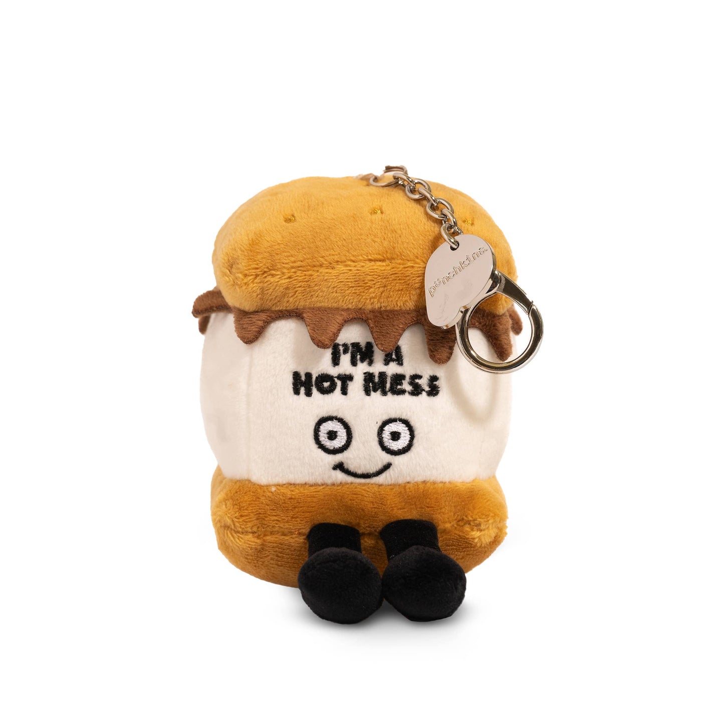 Hot Mess S'Mores Plush Bag Charm  Soft Toy Funny Cute Gift