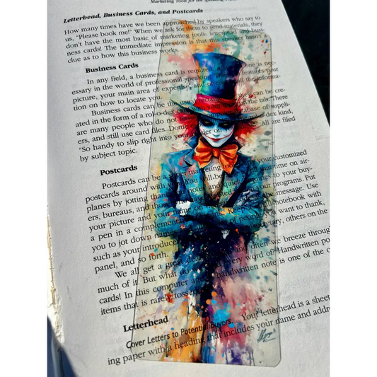 Alice in Wonderland Bookmark – Mad Hatter Bookmark | Whimsical Fantasy Gift for Book Lovers
