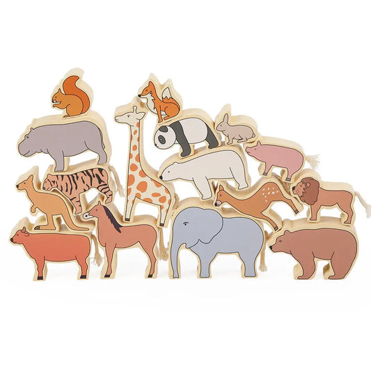 Animal Balance Building Blocks Fun Zoo Learning Toys