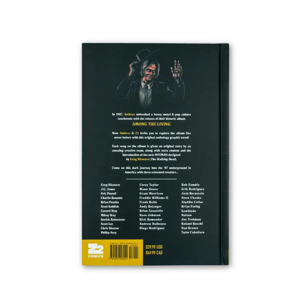 Anthrax: Among The Living Graphic Novel Hardcover BOOKS