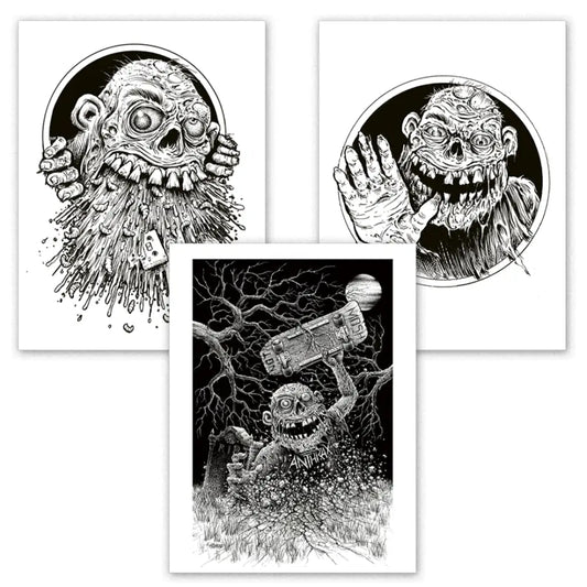 Anthrax: Among The Living Sawblade 3 Print Set (Limited to 100) Lithograph