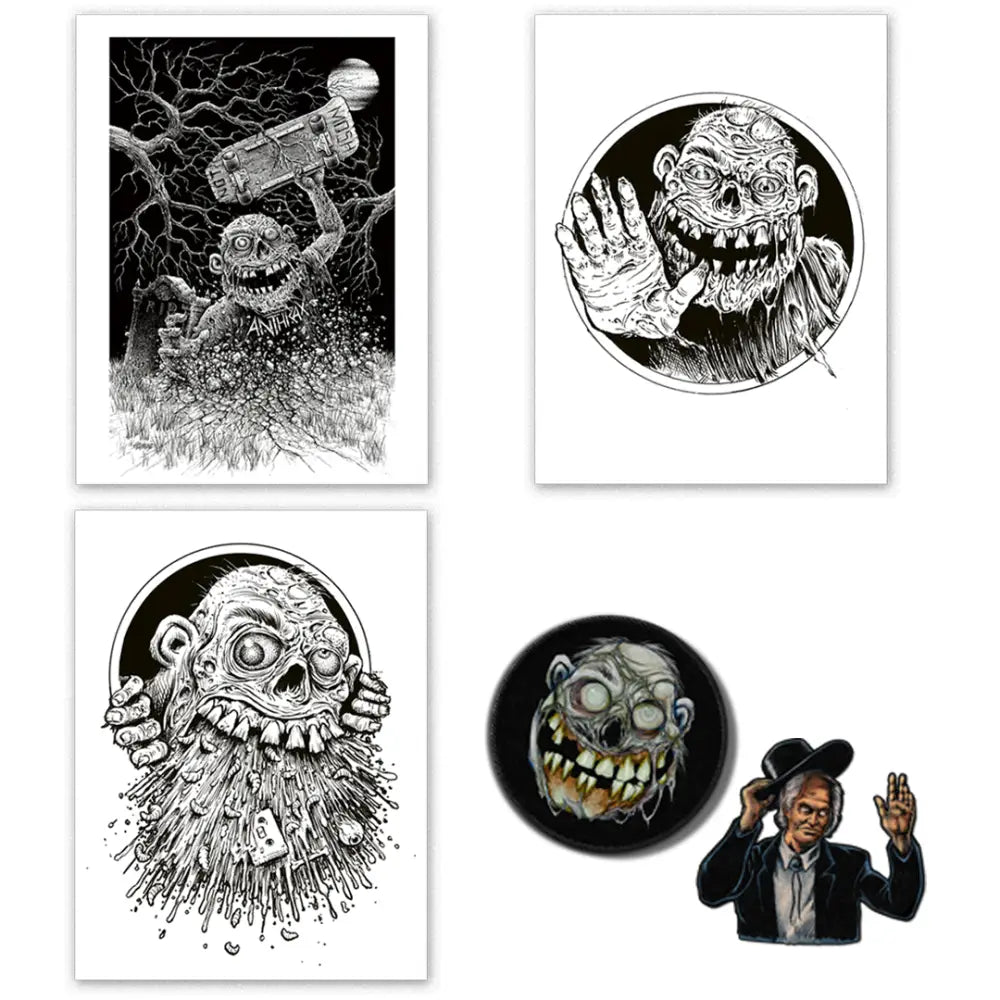 Anthrax: Among The Living Sawblade 3 Print Set (Limited to 100) Lithograph