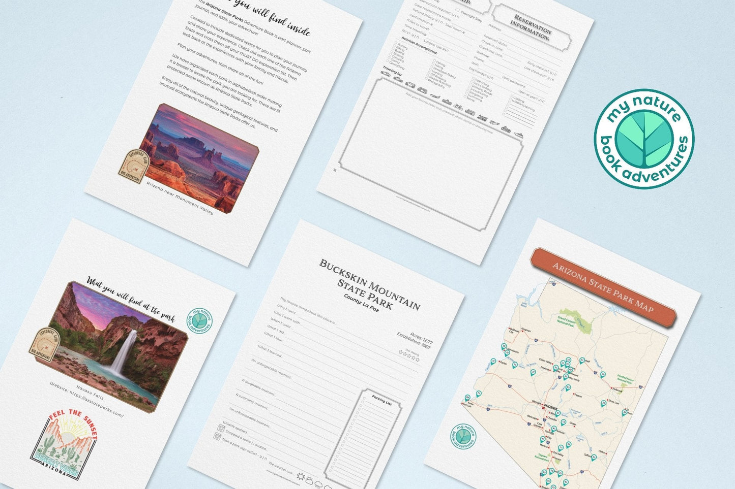 Arizona State Parks - Adventure Planning Journal