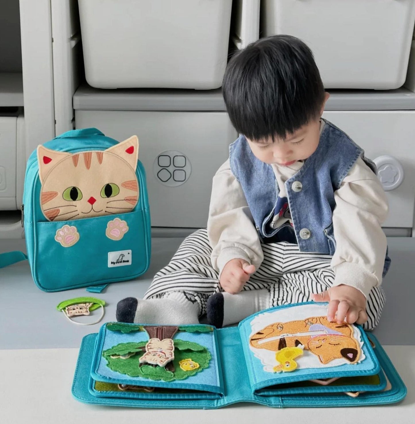 Lucky Cat Busy Book