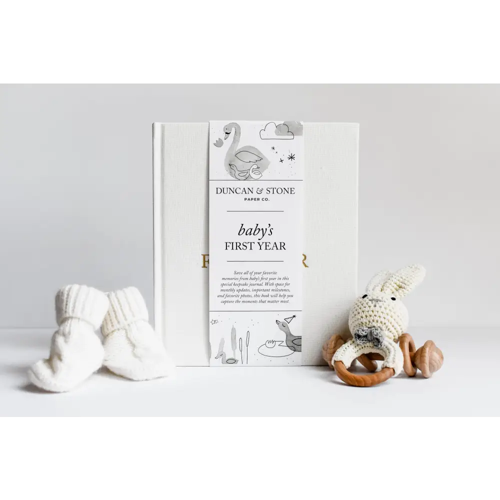 Baby’s First Year Cream Baby Gift Sets