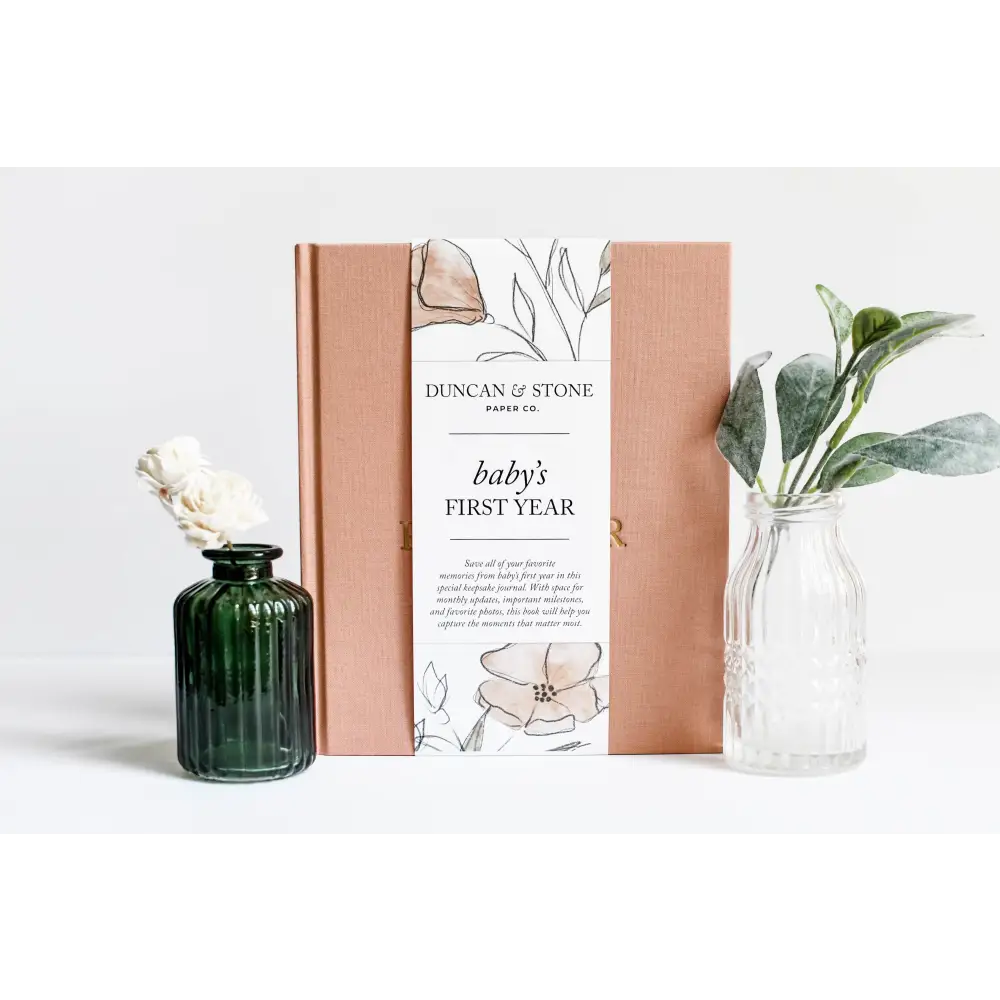 Baby’s First Year Dusty Rose Baby Gift Sets