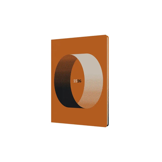 Balance -A5 Week-to-View Mid/Academic Year Diary Planner 2025-2026 - Orange - Fashion Diaries