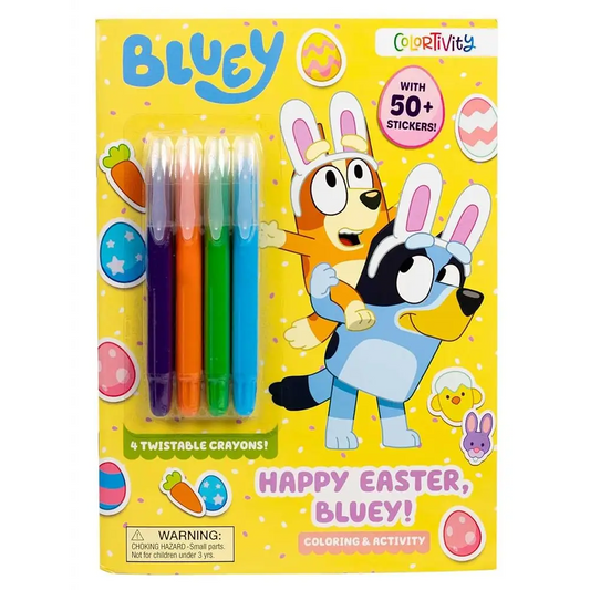 Bluey Colortivity: Happy Easter Bluey! (Color & Activity with Twistable Crayons) by Delaney Foerster