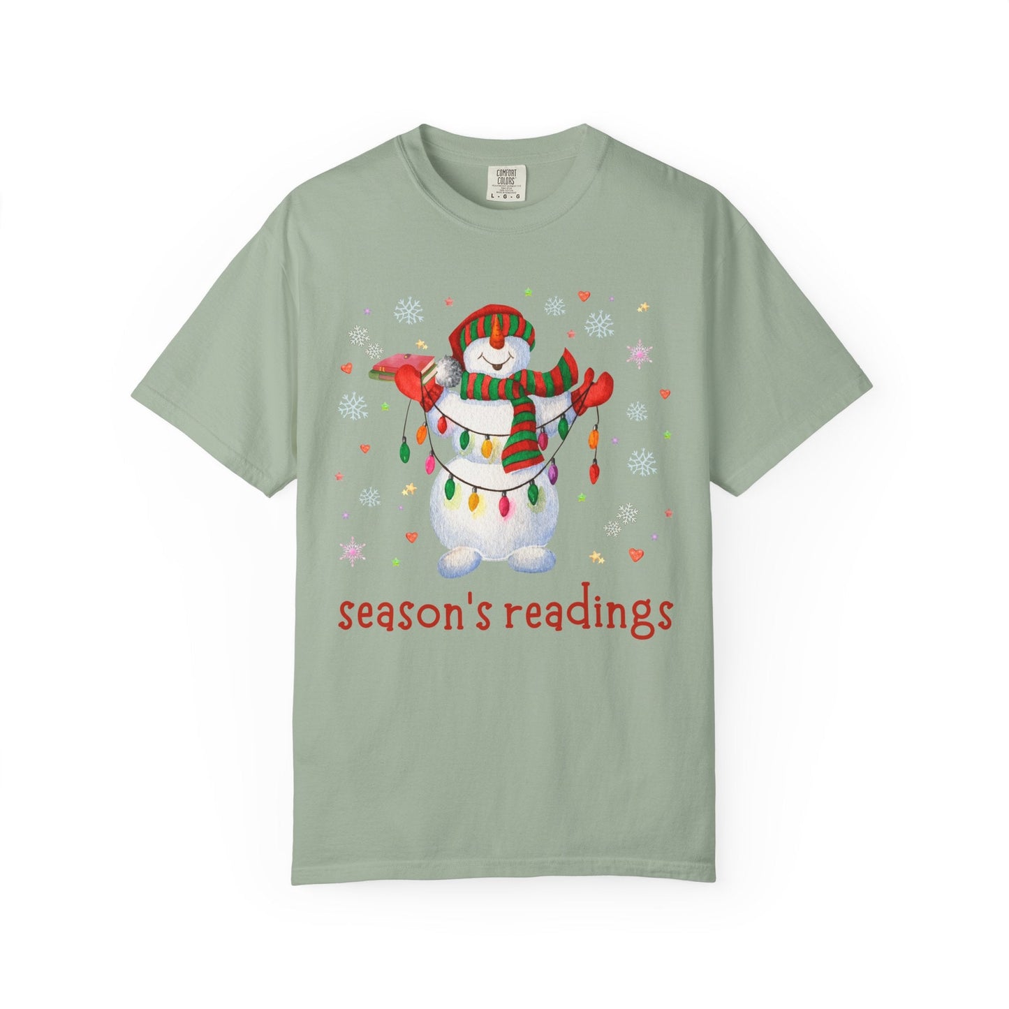 Bookish Christmas Tee Shirt