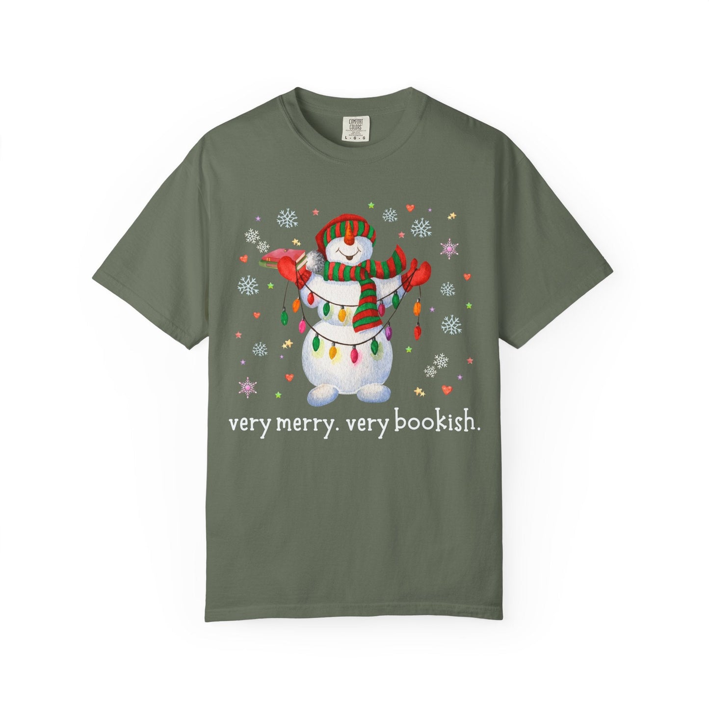 Bookish Christmas Tee Shirt