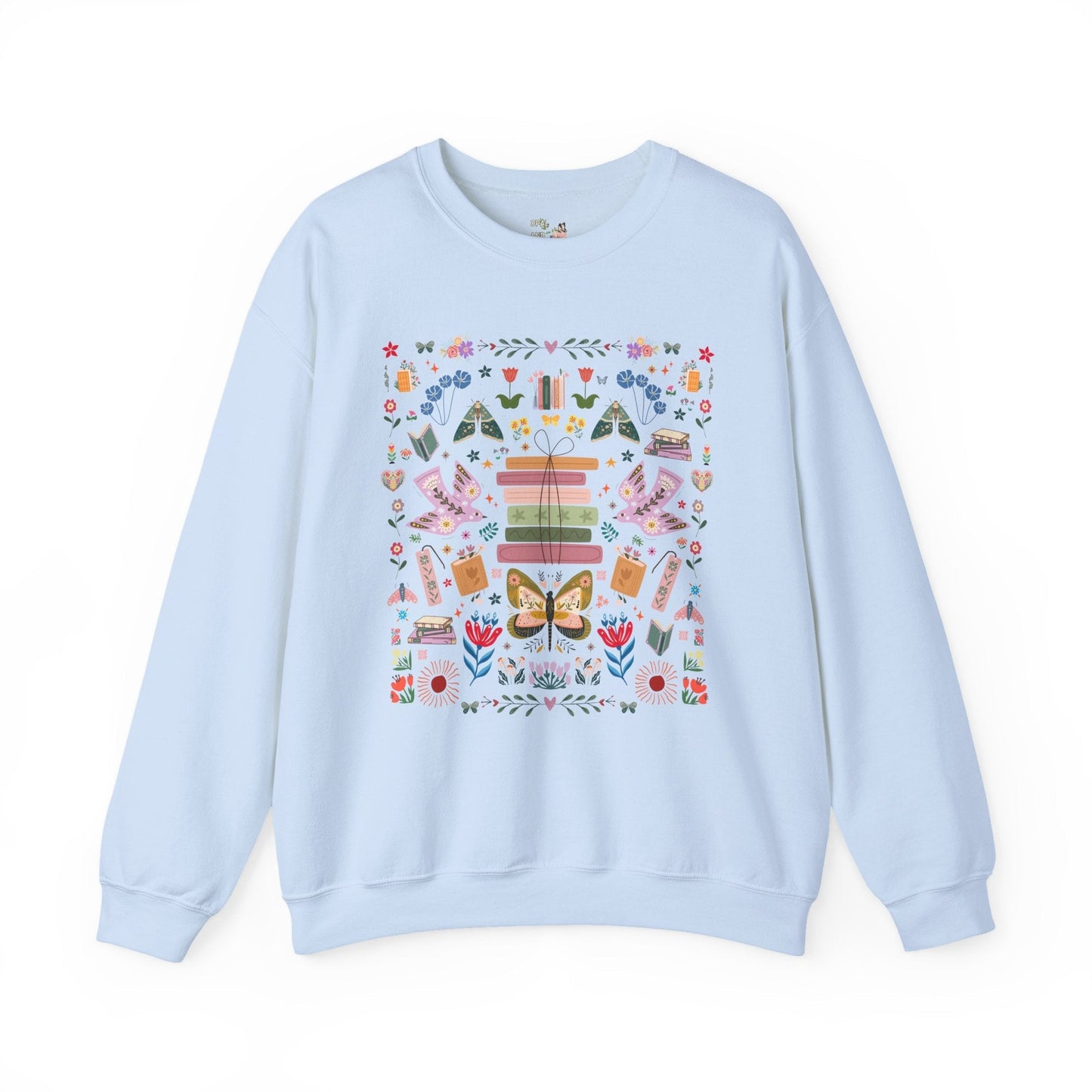 Bookish Folk Art Sweatshirt