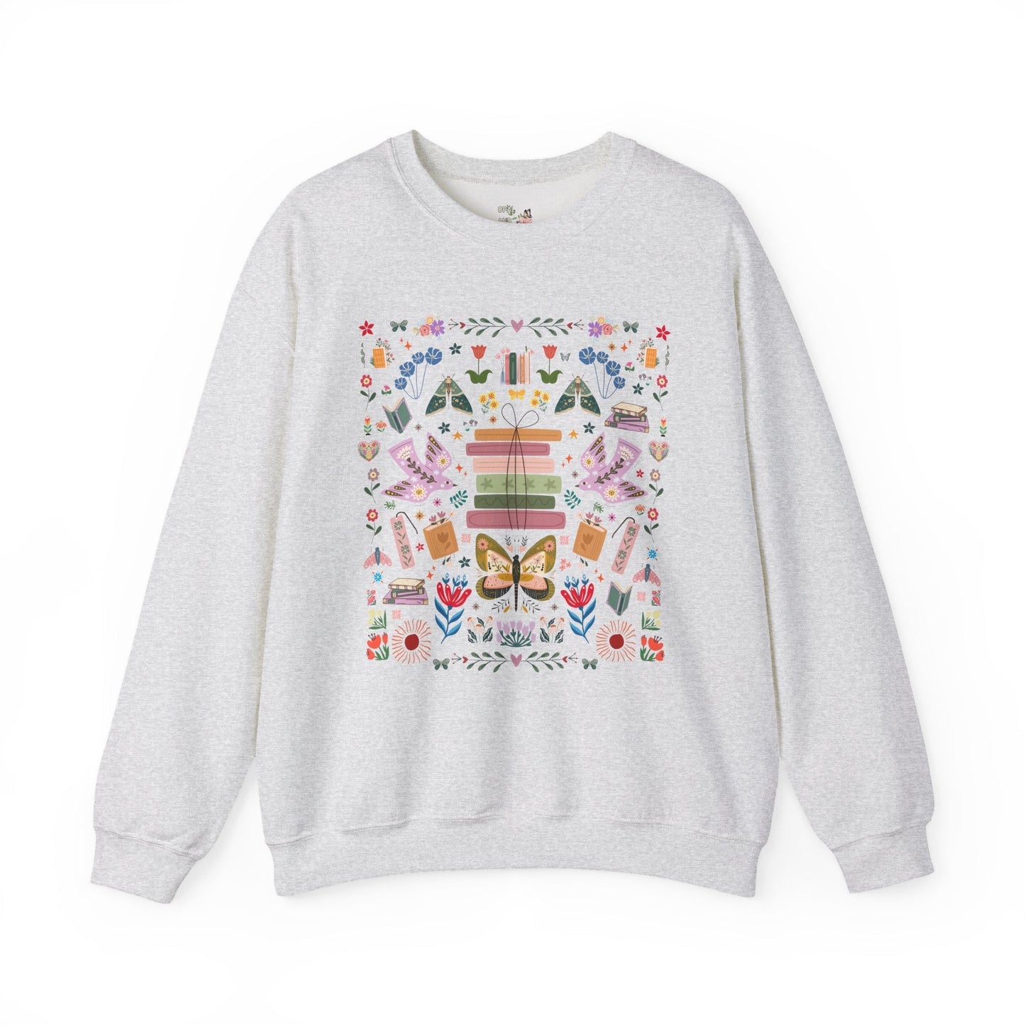 Bookish Folk Art Sweatshirt