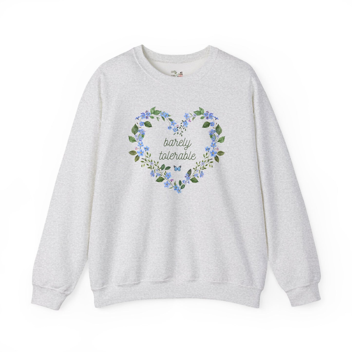 Bookish Jane Austen Sweatshirt: Barely Tolerable