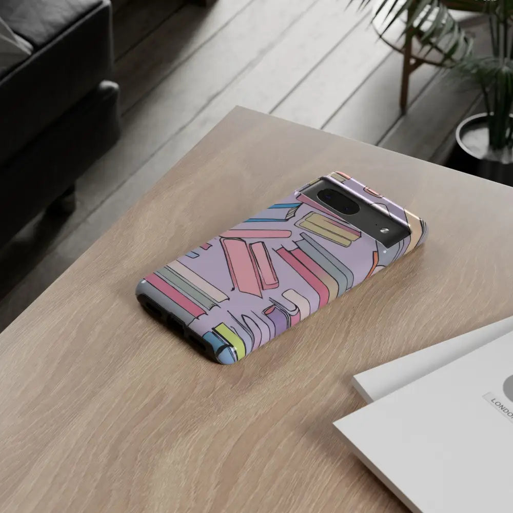 Books Pattern Tough Cases for Most Phone Types - Phone Case