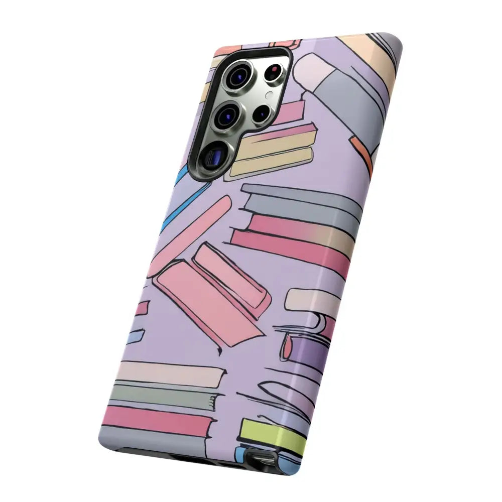 Books Pattern Tough Cases for Most Phone Types - Phone Case