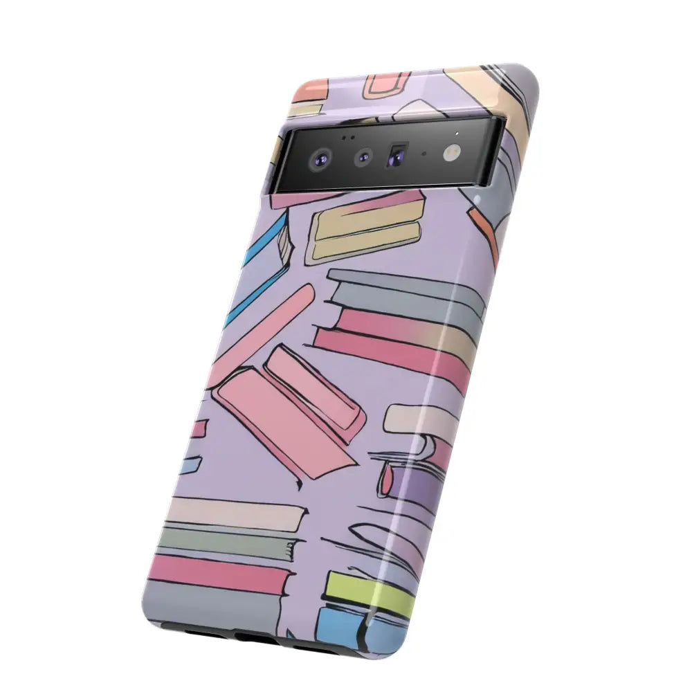 Books Pattern Tough Cases for Most Phone Types - Phone Case