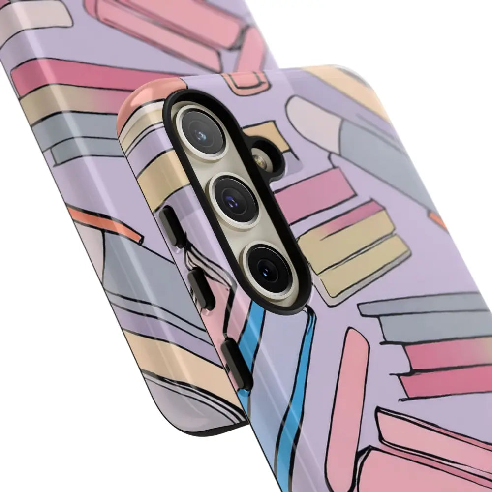 Books Pattern Tough Cases for Most Phone Types - Phone Case