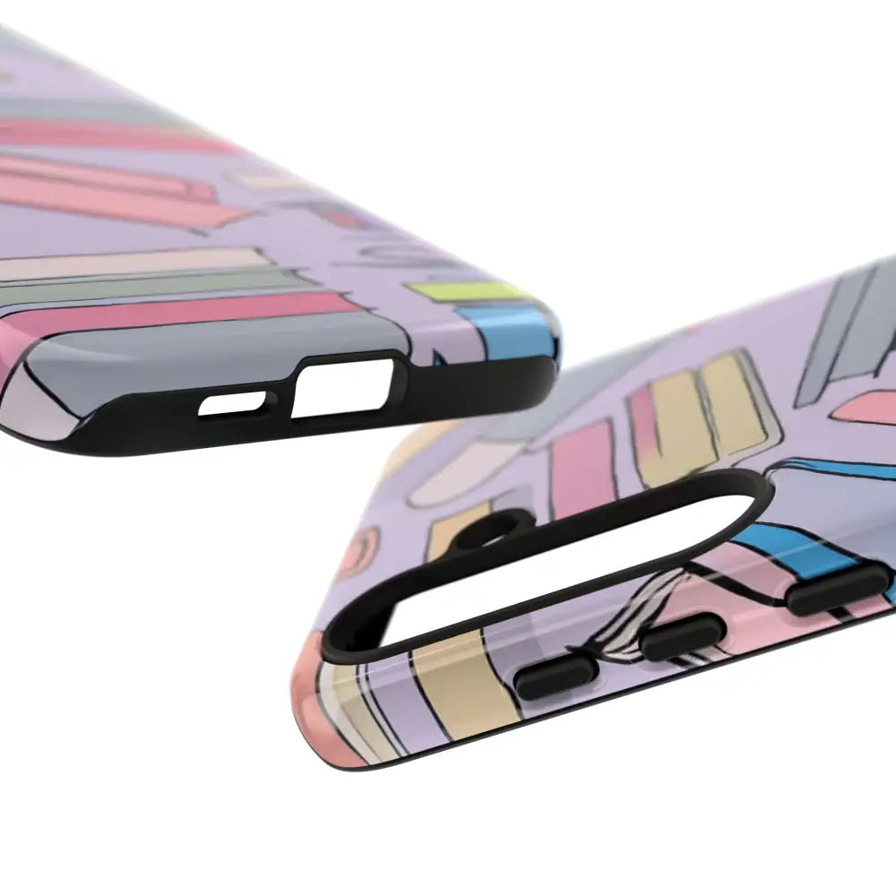 Books Pattern Tough Cases for Most Phone Types - Phone Case