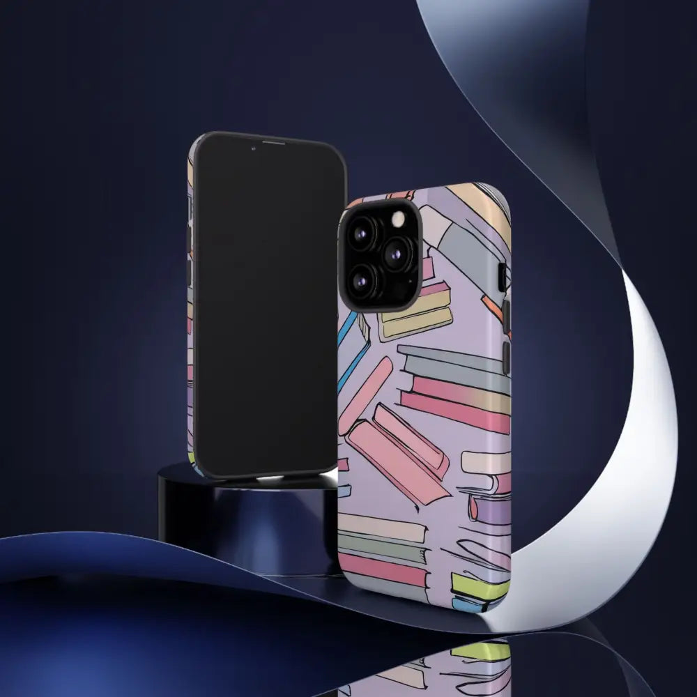 Books Pattern Tough Cases for Most Phone Types - Phone Case