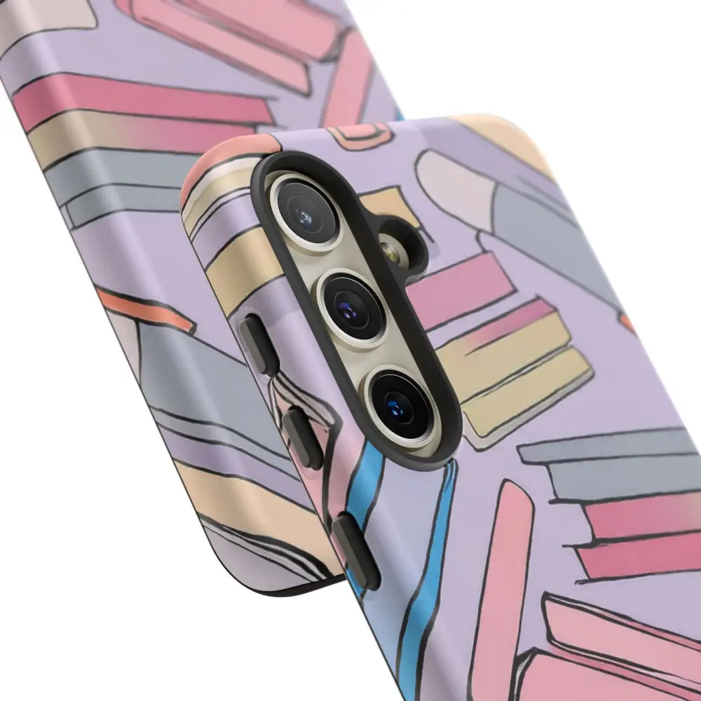 Books Pattern Tough Cases for Most Phone Types - Phone Case