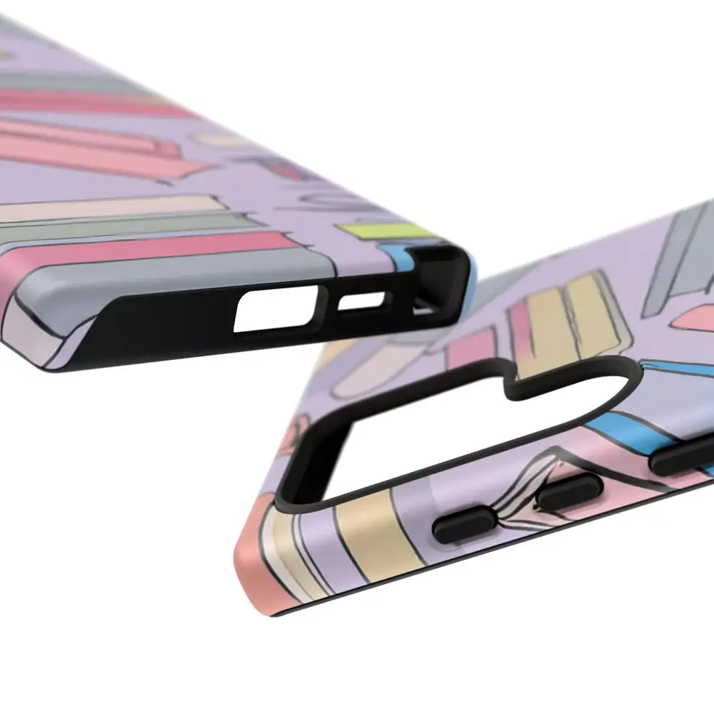 Books Pattern Tough Cases for Most Phone Types - Phone Case