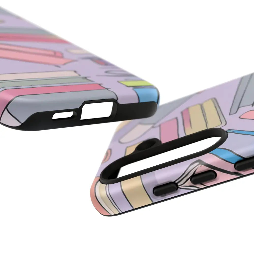 Books Pattern Tough Cases for Most Phone Types - Phone Case