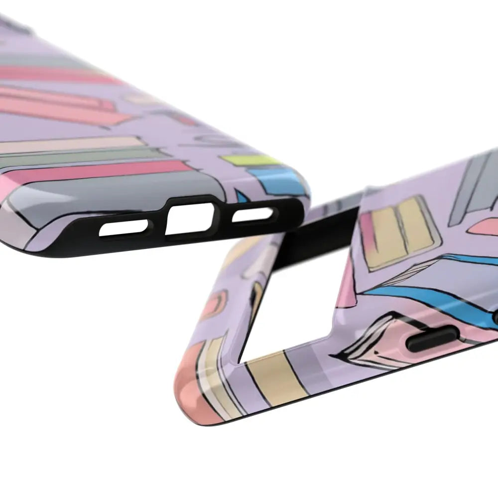 Books Pattern Tough Cases for Most Phone Types - Phone Case
