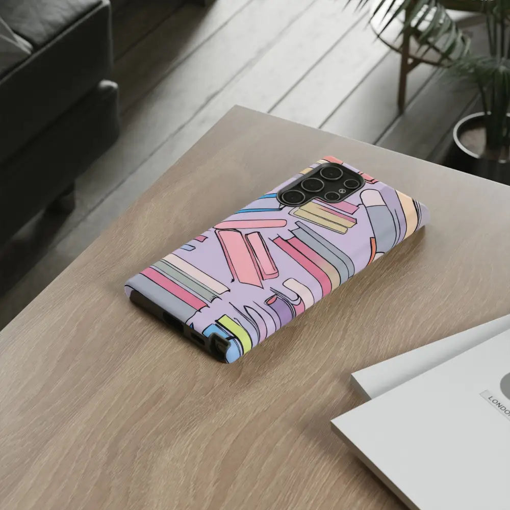Books Pattern Tough Cases for Most Phone Types - Phone Case