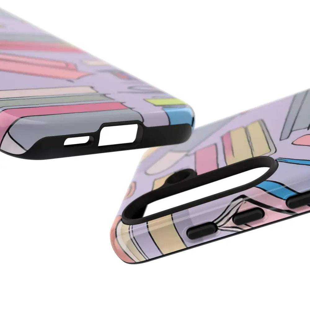 Books Pattern Tough Cases for Most Phone Types - Phone Case