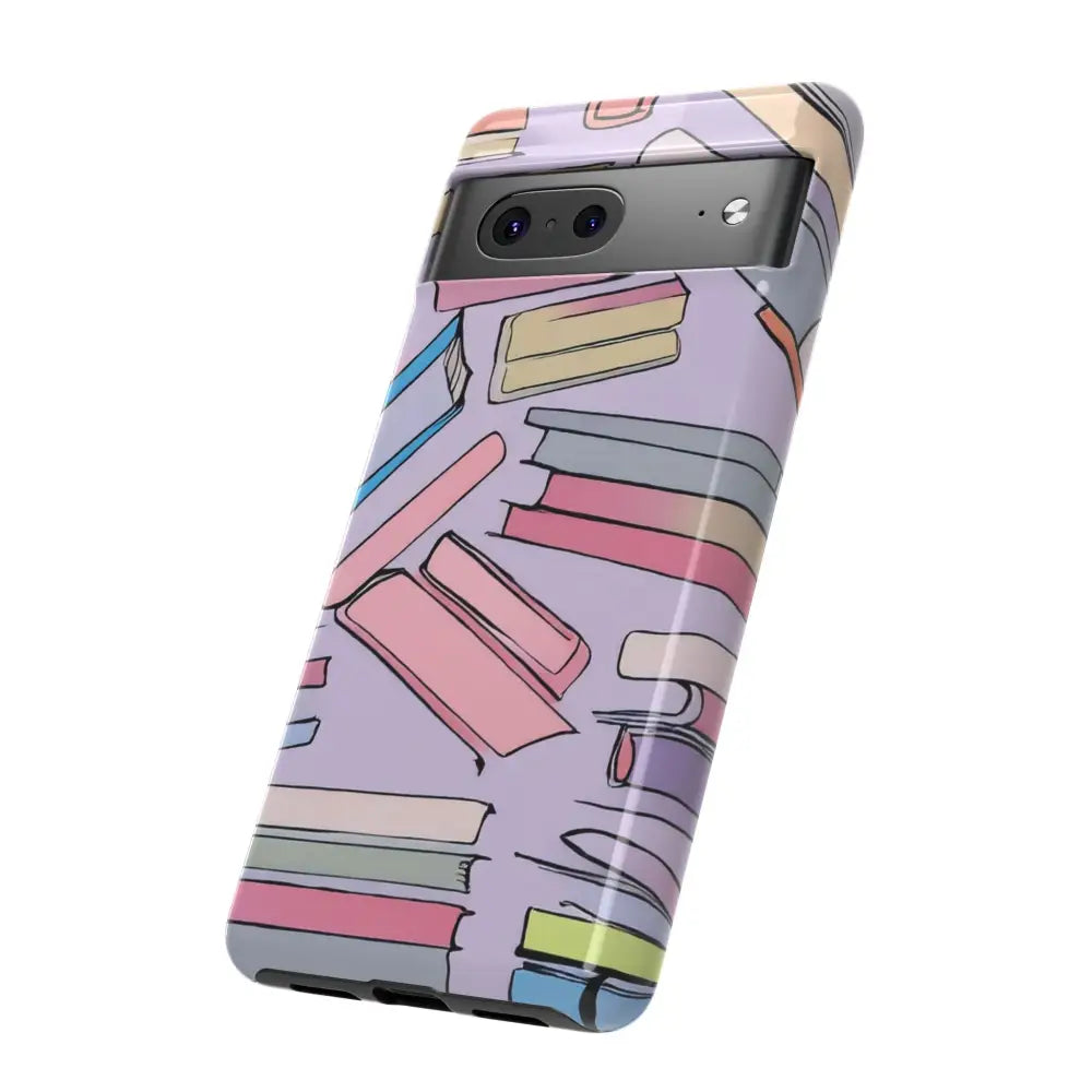 Books Pattern Tough Cases for Most Phone Types - Phone Case