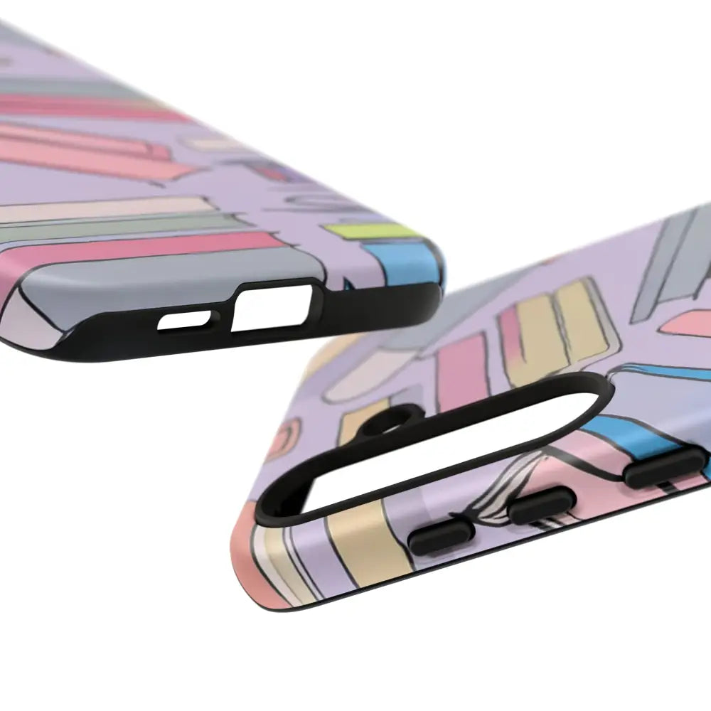 Books Pattern Tough Cases for Most Phone Types - Phone Case