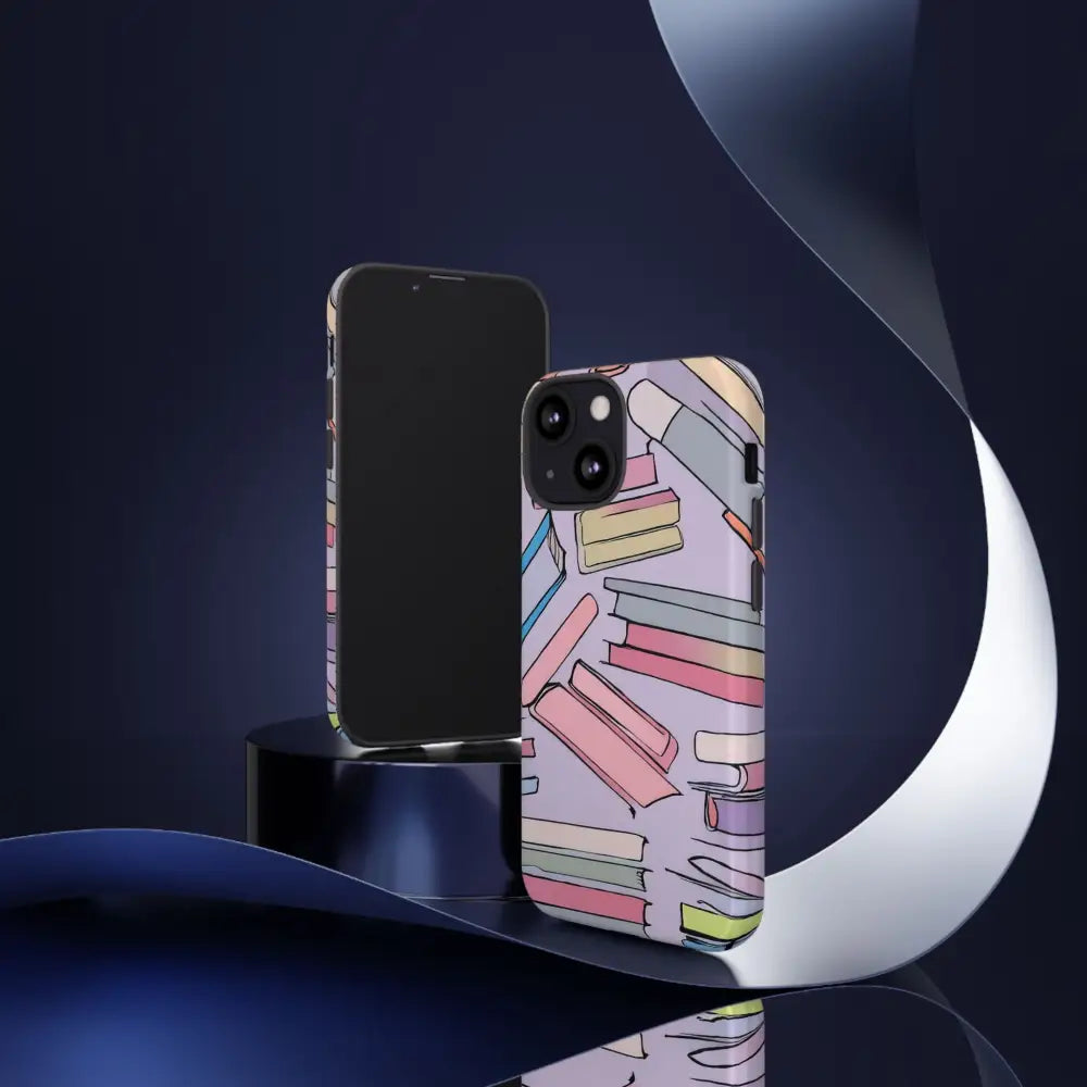Books Pattern Tough Cases for Most Phone Types - Phone Case