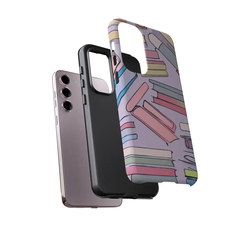 Books Pattern Tough Cases for Most Phone Types - Phone Case