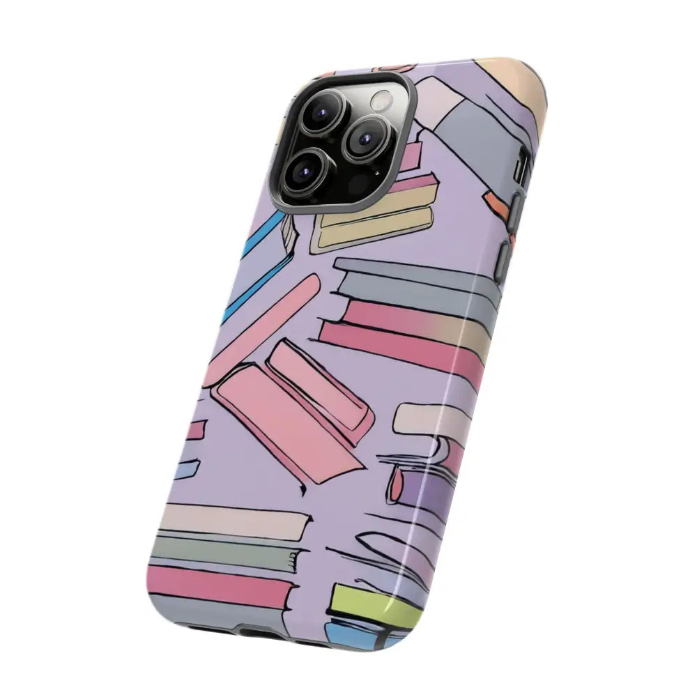 Books Pattern Tough Cases for Most Phone Types - Phone Case